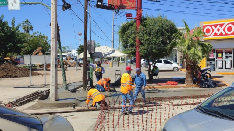 Avanza los cambios en tuberías de bulevar Navarrete