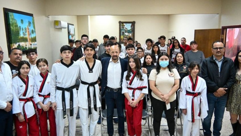 Talento sonorense: Alcalde de Agua Prieta apoya a jóvenes deportistas para Olimpiada Conade 2026