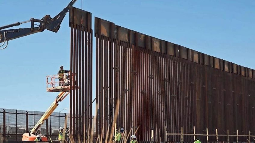 Gobierno de Estados Unidos continúa con la ampliación y reforzamiento de su muro fronterizo en Sonora