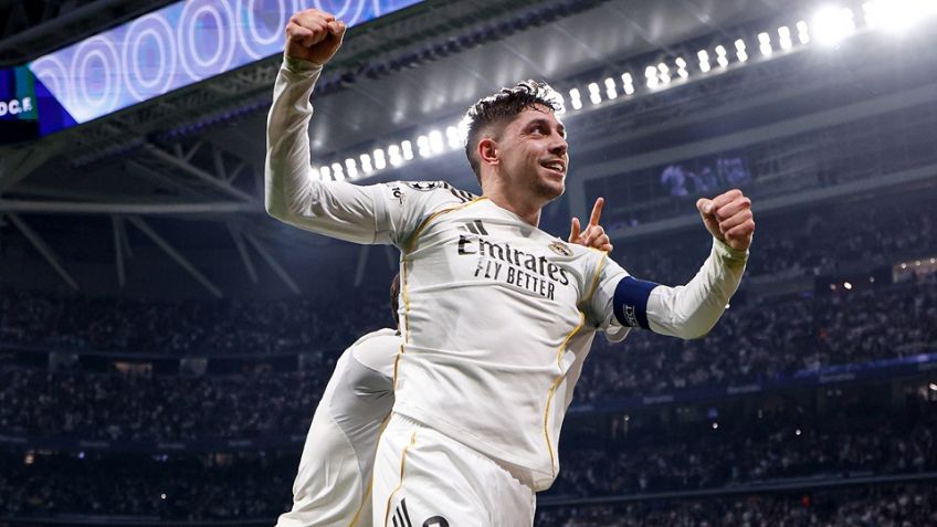 Triplete de 'Fede' Valverde acerca al Real Madrid a cuartos de Champions League tras vencer al City