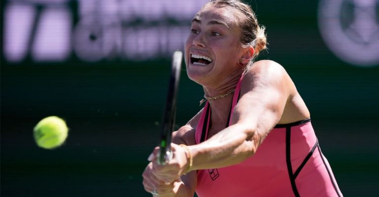 La bielorrusa tuvo que emplearse a fondo