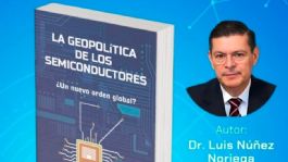 Foto que representa a Es presentado en la Universidad Estatal de Sonora el libro: 'La geopolítica de los semiconductores'