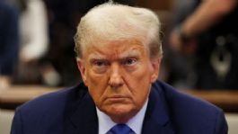 Foto que representa a Trump anuncia que ejecutó uno de los bombardeos "más poderosos" de la historia contra Irán