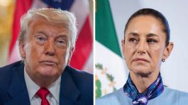 Foto que representa a Trump lamenta que Sheinbaum rechace su ayuda: "Nos guste o no, los cárteles controlan México"