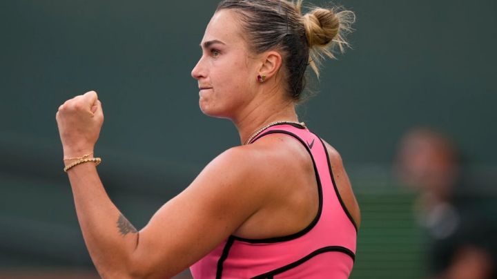 Sabalenka impone su autoridad ante Noskova y ya está en la final de Indian Wells