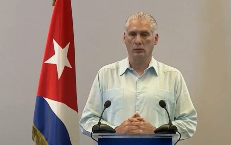 Presidente de Cuba confirma diálogos con EU. Foto: Twitter