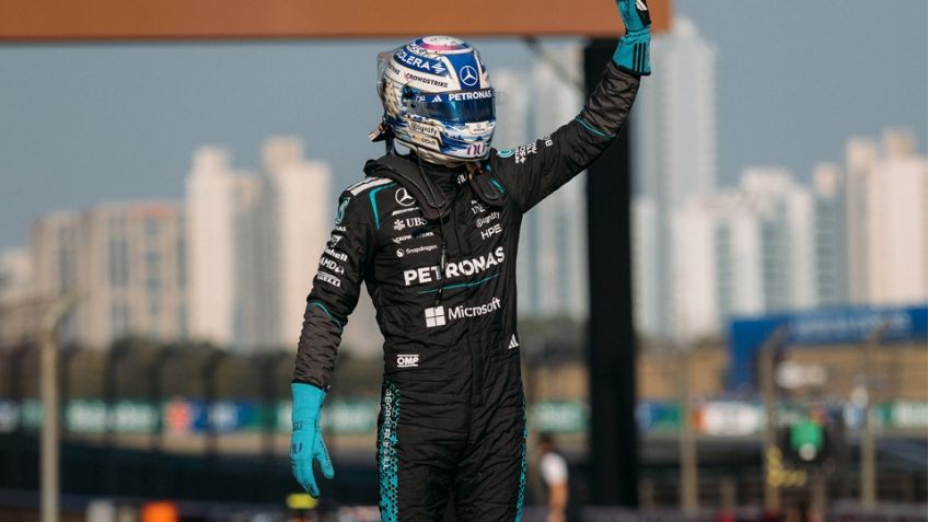 George Russell vuelve a imponer su dominio; consiguió la pole para la Sprint del GP de China