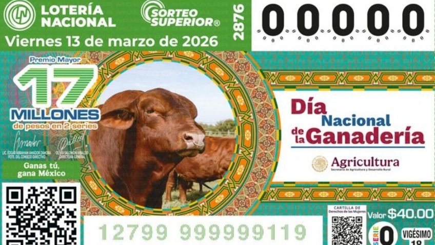 Lista COMPLETA de GANADORES del Sorteo Superior No. 2876 de la Lotería Nacional HOY viernes 13 de marzo