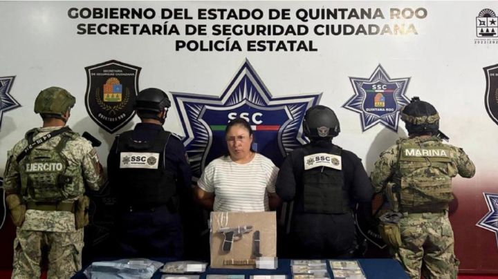 Cae en Cancún 'La Pastrana', señalada por delitos contra la salud y nexos con el Cártel de Sinaloa