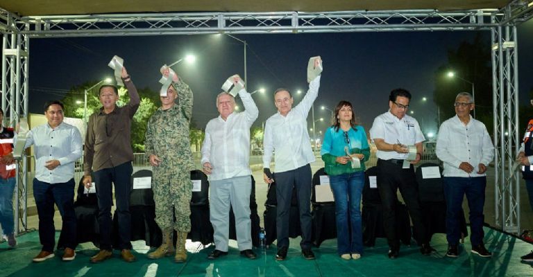 Entrega Alfonso Durazo el primer 'Sendero Seguro' del país en San Luis Río Colorado