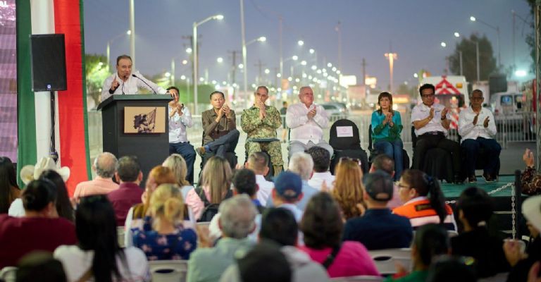 Entrega Alfonso Durazo el primer 'Sendero Seguro' del país en San Luis Río Colorado