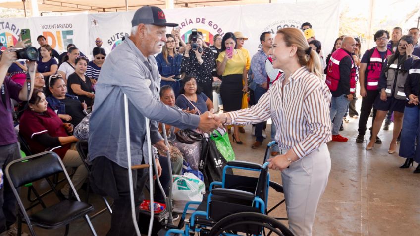 Hermosillo recibe brigada 'Cerca de Ti' encabezada por la presidenta del DIF Sonora Rocío Chávez Murillo