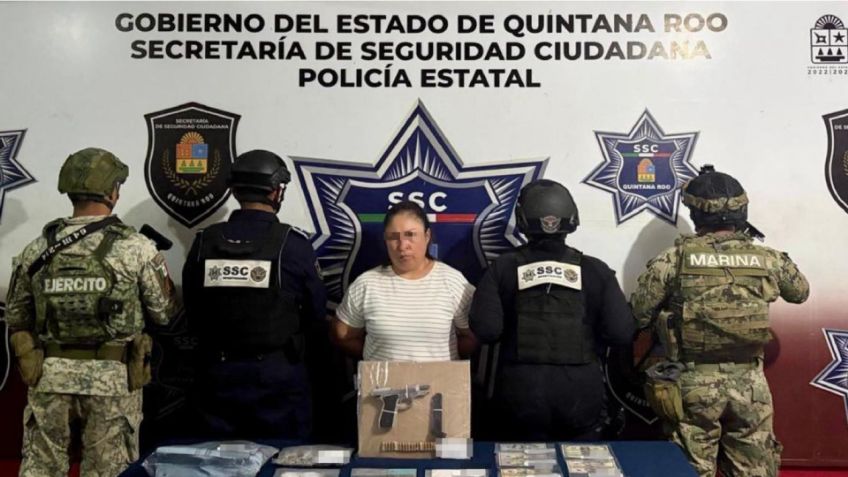 Cae en Cancún 'La Pastrana', señalada por delitos contra la salud y nexos con el Cártel de Sinaloa