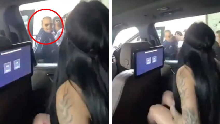 VIDEO: Esposo de Karely Ruiz la da puñetazo a Alfredo Adame; "Me tocó educar al anciano"