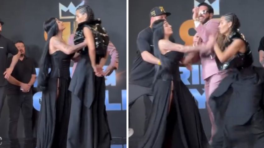 Ring Royale 2026: Karely Ruiz y Marcela Mistral protagonizan empujones previos a la pelea (VIDEO)