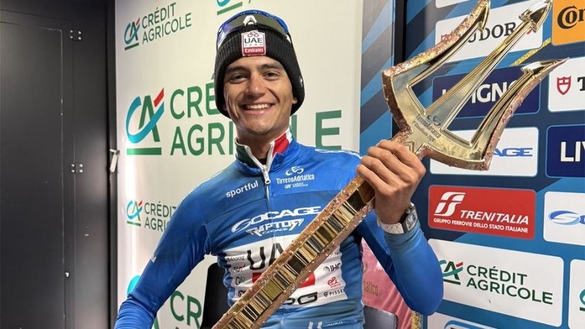 Isaac del Toro no quedó satisfecho por su título del Tirreno-Adriático 2026: "Muchas cosas que mejorar"