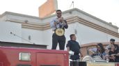 Foto ilustrativa de la nota titulada: VIDEO: Navojoa recibe a su campeón: ¡Chuy Almada, vuelve a casa! Tras ganar en la primera edición de Ring Royale