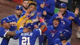 Foto que representa a Venezuela termina con el sueño de Italia y chocará ante Estados Unidos en la final del Clásico Mundial