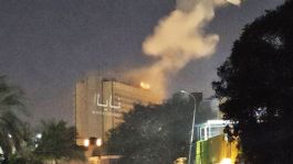 Foto que representa a Guerra en Medio Oriente: Embajada de Estados Unidos en Irak es atacada con drones y misiles