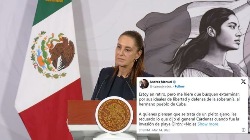 "México siempre ha sido solidario con el pueblo cubano": Sheinbaum se une a AMLO; anuncia apoyo personal a Cuba