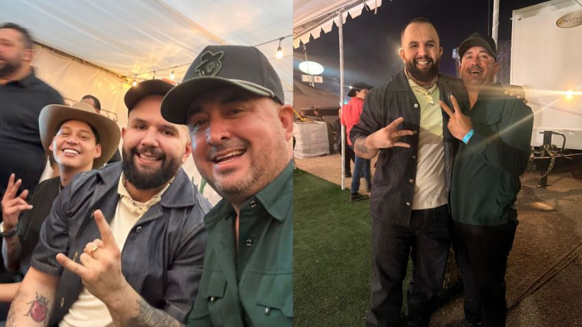 Carín León agradece a obregonense, 'El Ronco de Sonora', en el escenario de La Cura Fest