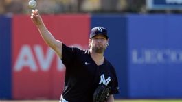 Foto que representa a Los Yankees ya tienen fecha para la primera apertura de Gerrit Cole en el Spring Training