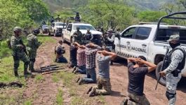 Foto que representa a VIDEO: Enfrentamiento armado entre autoridades y gatilleros deja 20 detenidos en Nayarit