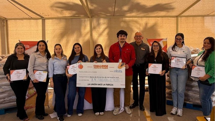 Challenge contra el Hambre reúne casi 9 toneladas de frijol: Banco de Alimentos de Hermosillo