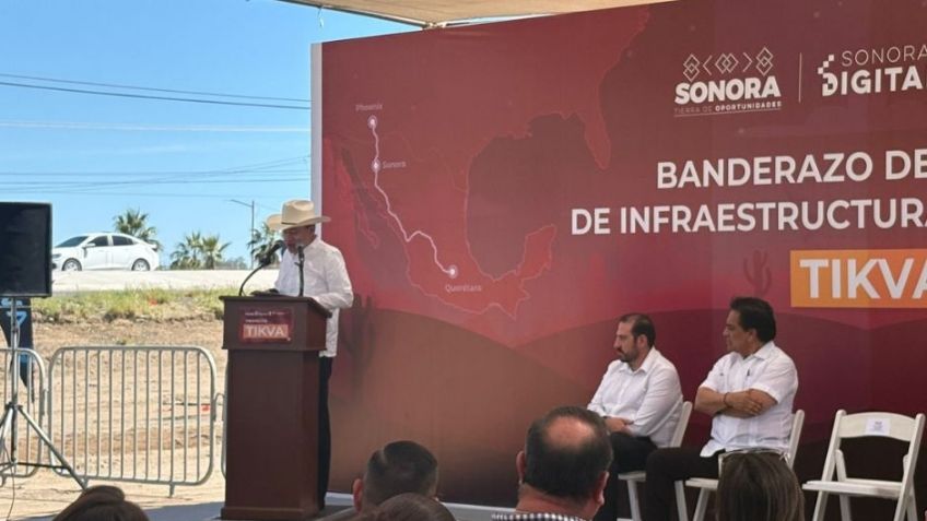 Arranca Alfonso Durazo obras de infraestructura de fibra óptica en Hermosillo con inversión de mil 250 millones