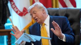 Foto que representa a Trump critica a aliados por seguridad en el estrecho de Ormuz