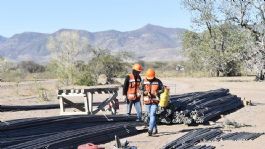 Foto que representa a Avanza la construcción y modernización de la carretera, destaca el alcalde de Rosario Tesopaco