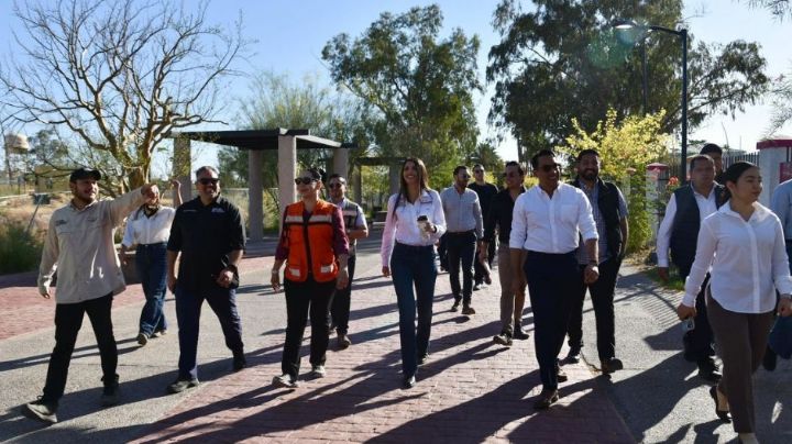 Paulina Ocaña supervisa los avances del Bosque Urbano La Sauceda rumbo a su primer aniversario