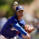 Shohei Ohtani impresiona en su debut como lanzar en el Spring Training de Dodgers