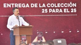 Foto que representa a Inauguran librería 'Teresita Urrea' del FCE en Ciudad Obregón; Lamarque destaca importancia de leer