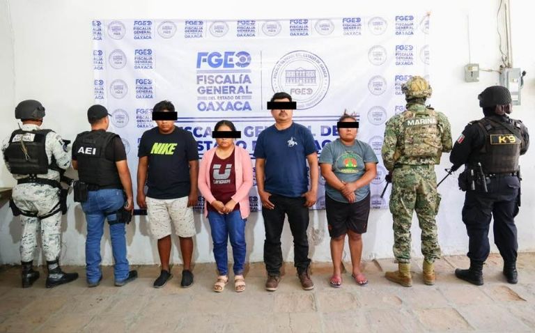 Los cuatro servidores públicos detenidos por homicidio