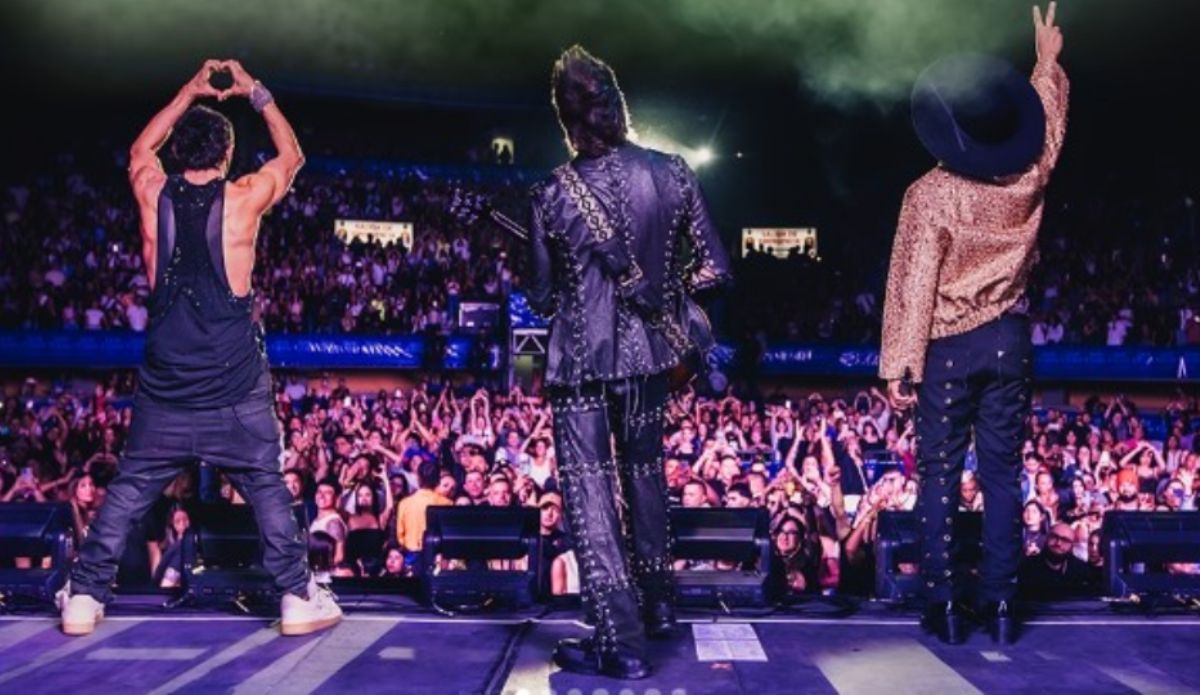 (VIDEO) Mario Domm pierde la paciencia en concierto de Camila después de que Samo no asistiera al show