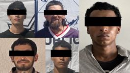 Foto que representa a Caen en Cajeme y Bácum cinco sujetos en posesión de 139 envoltorios de crystal y marihuana