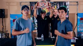 Foto que representa a El cajemense Luis Angulo y el nogalense Adrián Cruz disputarán el campeonato estatal de los superligeros