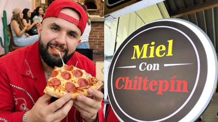 Carín León, Matisse y Jared Borgetti prueban en Hermosillo pizzas cubiertas de miel con chiltepín