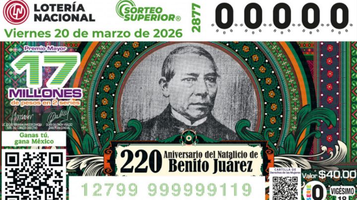Lista COMPLETA de GANADORES del Sorteo Superior No. 2877 de la Lotería Nacional HOY viernes 20 de marzo