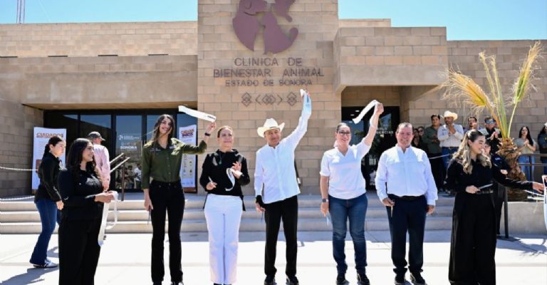 Gobernador Alfonso Durazo inaugura la primera Clínica de Bienestar Animal gratuita en Sonora 