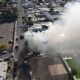 Bomberos investigan explosión tras incendio de comercio en Hermosillo