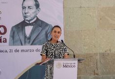 Foto ilustrativa de nota "Vive en la Cuarta Transformación": Sheinbaum en conmemoración de Benito Juárez