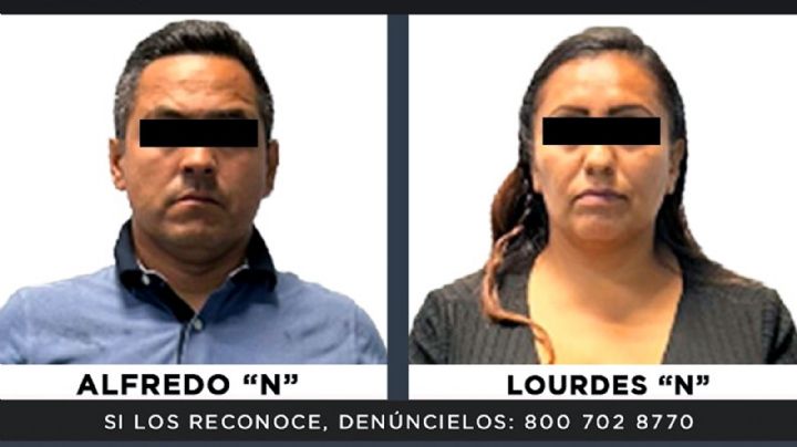 Cae pareja que fingía ser de la Fiscalía mexiquense; se dedicaban al secuestro y extorsión