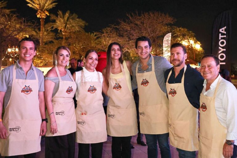 Paulina Ocaña en el evento gastronómico 