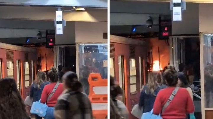VIDEO: Incendio en la Línea 5 del Metro de la CDMX moviliza a servicios de emergencia