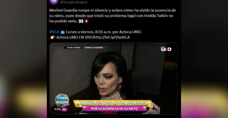Maribel Guardia rompe el silencio sobre amenazas de Imelda Garza y esto dice del caso de José Manuel Figueroa