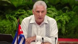 Foto que representa a Díaz-Canel agradece a "los amigos que se levantan por Cuba" por la solidaridad con la Isla