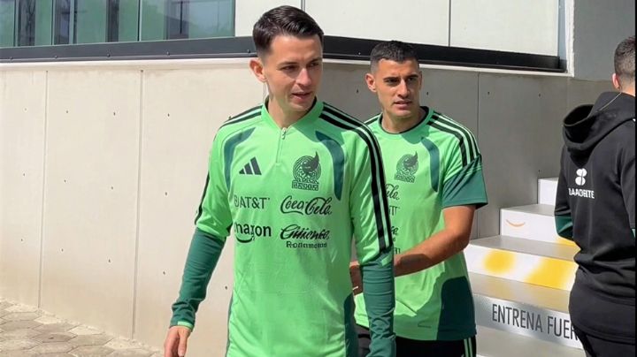 Álvaro Fidalgo y la Selección Mexicana ya entrenan para sus duelos ante Portugal y Bélgica