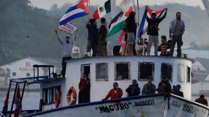 En medio de la crisis, llega a Cuba ayuda humanitaria del convoy 'Nuestra América' que partió desde México